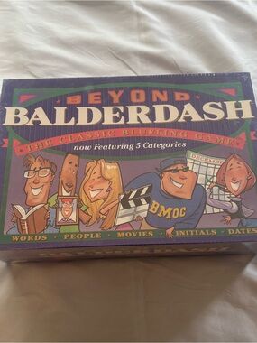 Beyond Balderdash 1997 Vintage Board Game BRAND NEW Parker Brothers